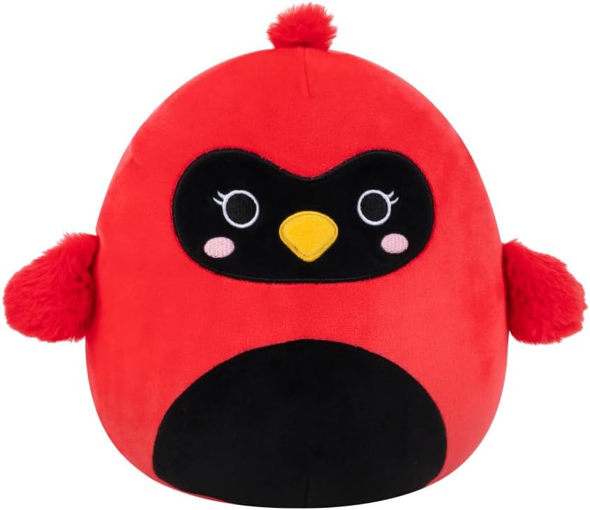 Squishmallows Original 8in Cazlan the Red Cardinal – Official Jazwares Plush (Little)