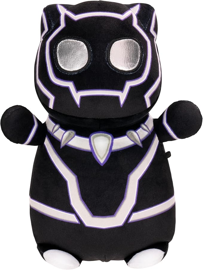 Squishmallows Original Marvel Spidey and His Amazing Friends 10in Black Panther HugMees – Ultrasoft Official Jazwares Plush (Medium-Sized)