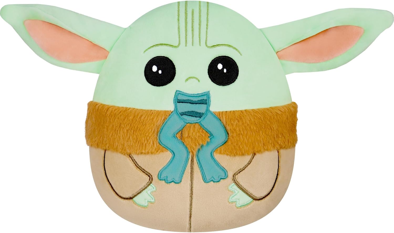 Squishmallows Original 8in Star Wars Grogu Eating Frog Plush (Little)