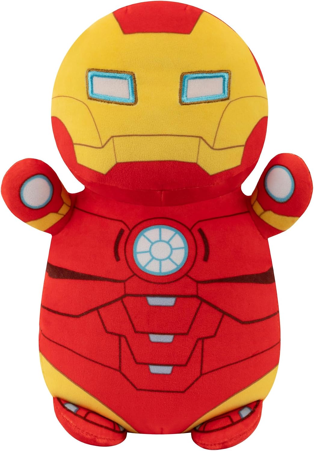 Squishmallows Original Marvel Spidey and His Amazing Friends 10-Inch Iron Man HugMees - Medium-Sized Ultrasoft Official Jazwares Plush