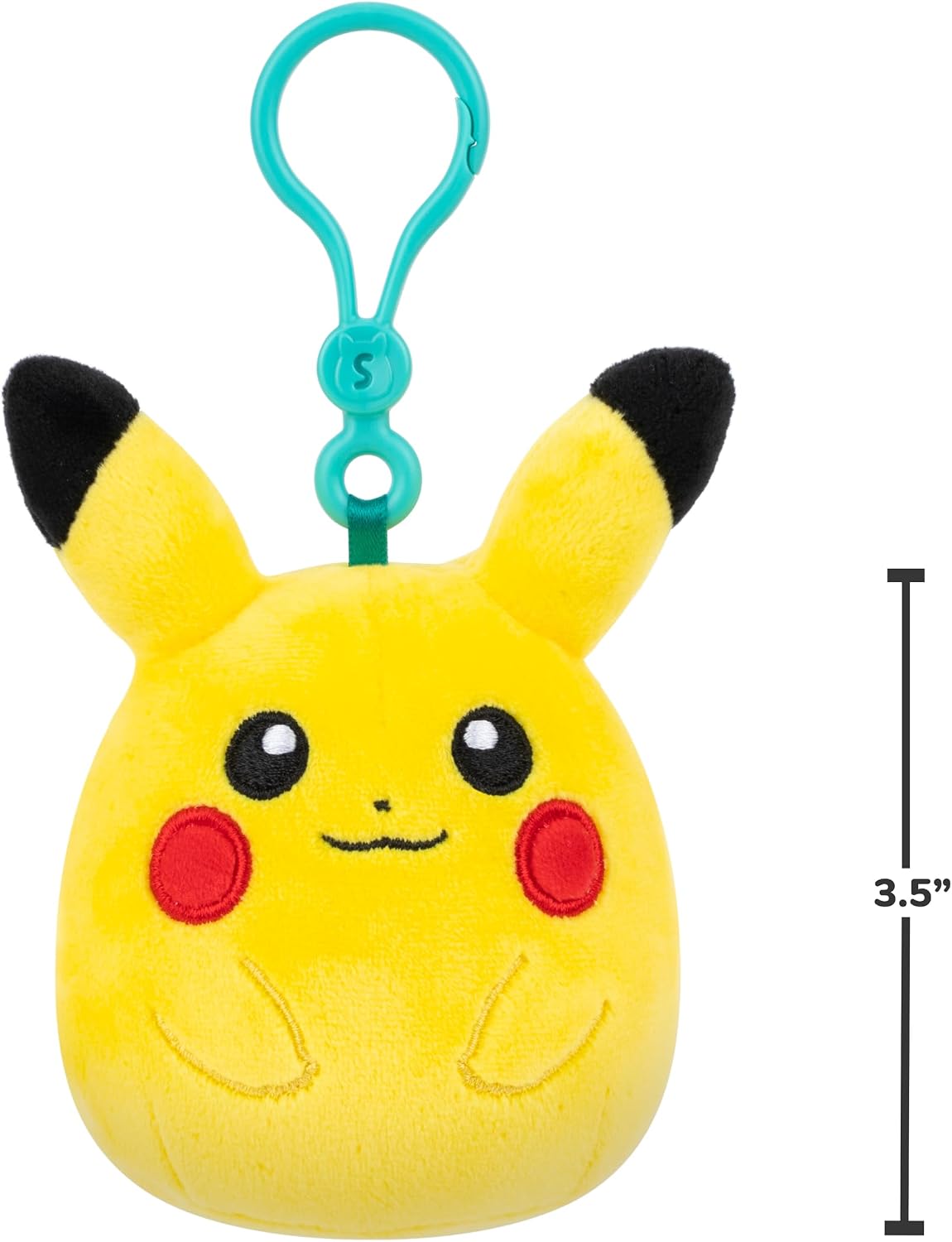 Squishmallows Original Pokémon Pikachu Clip - Ultrasoft Official Jazwares Plush