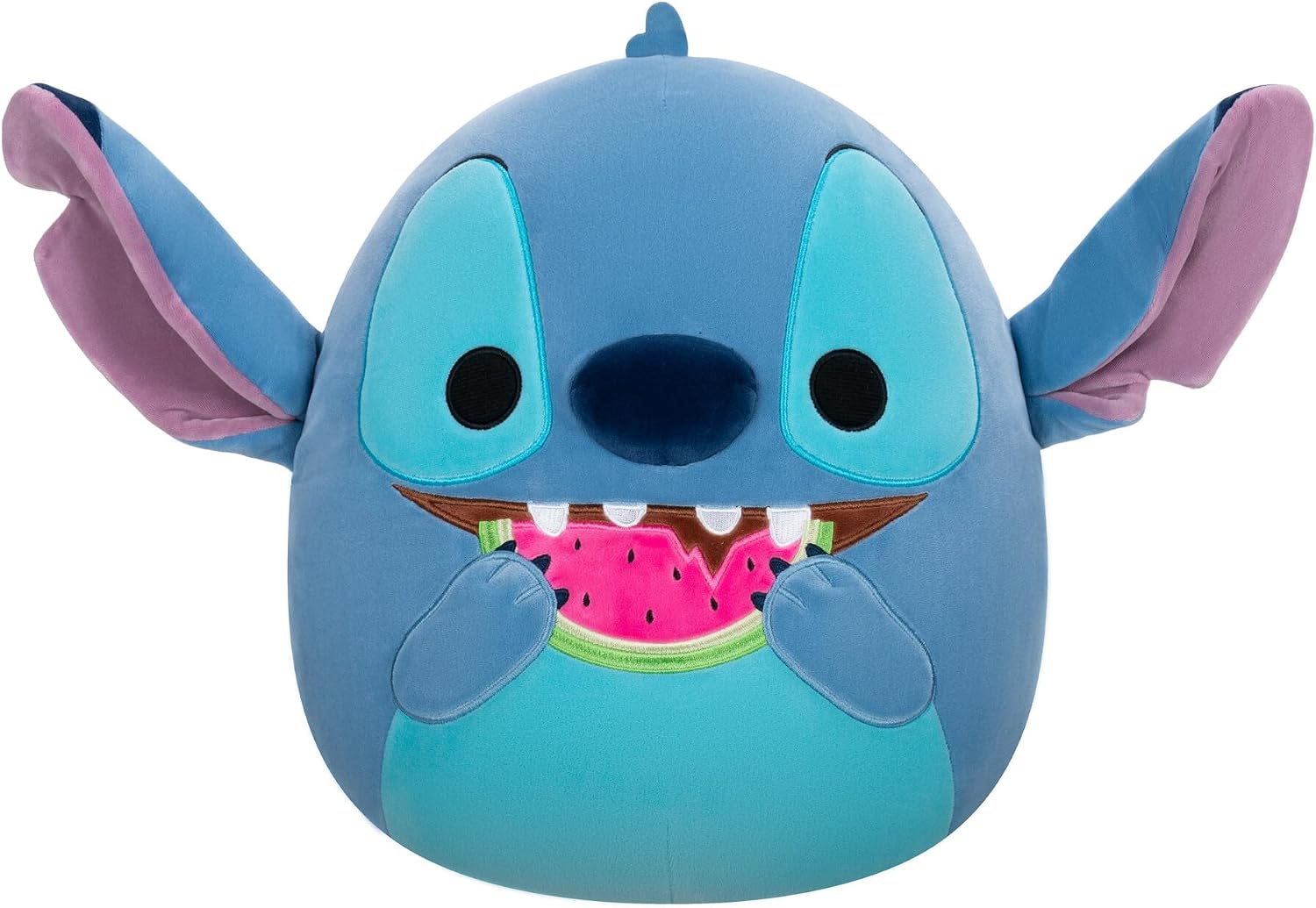 Squishmallows Original Disney 14-Inch Stitch with Watermelon - Official Jazwares Plush (Large)