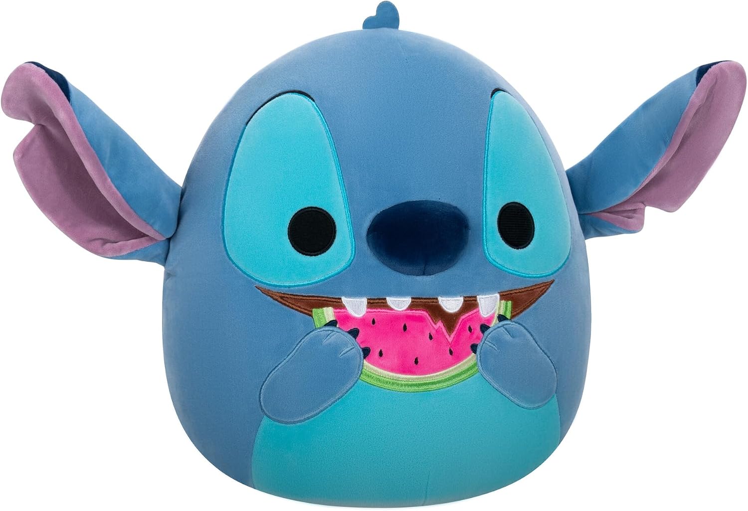 Squishmallows Original Disney 14-Inch Stitch with Watermelon - Official Jazwares Plush (Large)