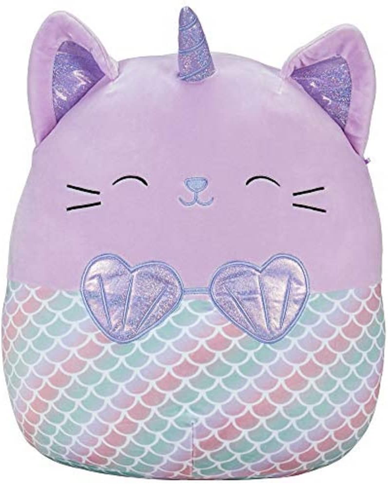 Squishmallows Official Kellytoy Plush 16" Anya The Caticorn Mermaid- Ultrasoft Stuffed Animal Plush Toy (Amazon Exclusive)