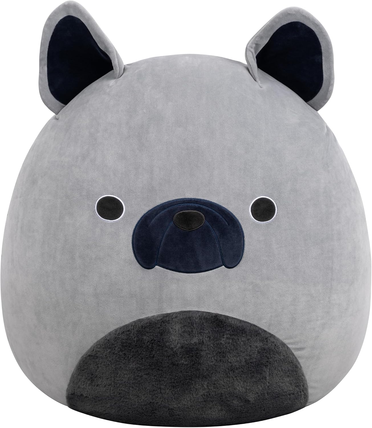 Squishmallows Original 24in Regz the Grey French Bulldog – Official Jazwares Plush (Jumbo)