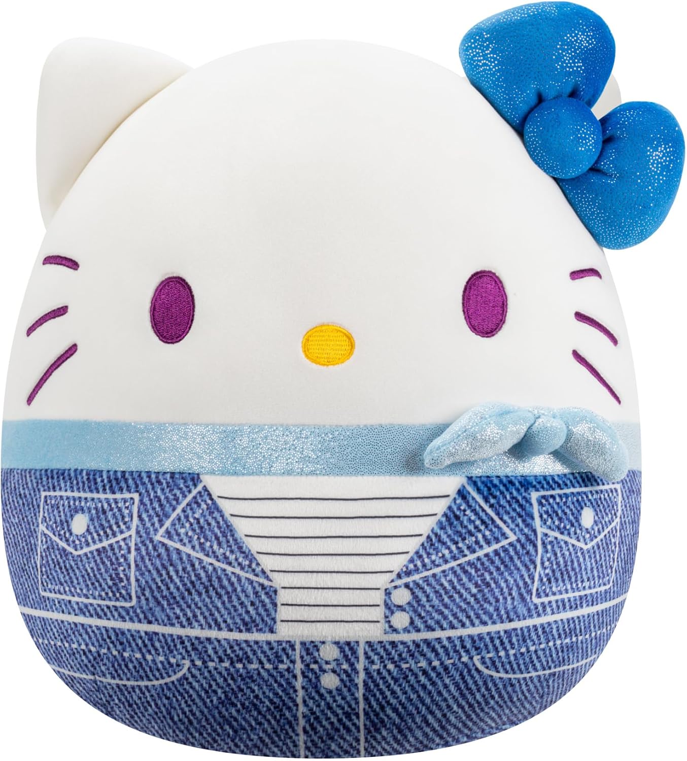 Squishmallows Original Sanrio 12-Inch Denim Hello Kitty Plush