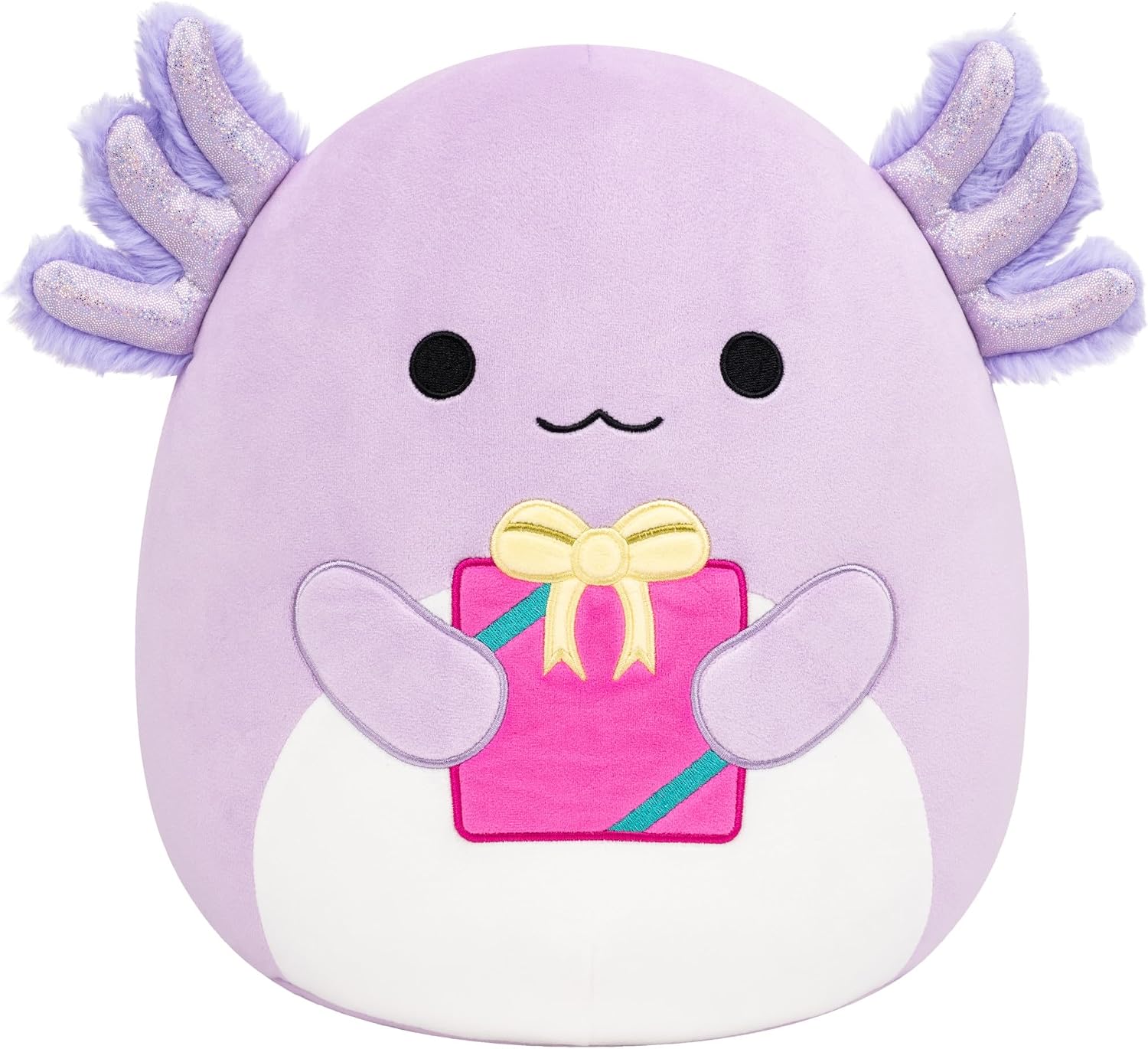 Squishmallows Original 12in Monica the Purple Axolotl Holding Gift – Official Jazwares Plush (Medium-Sized)