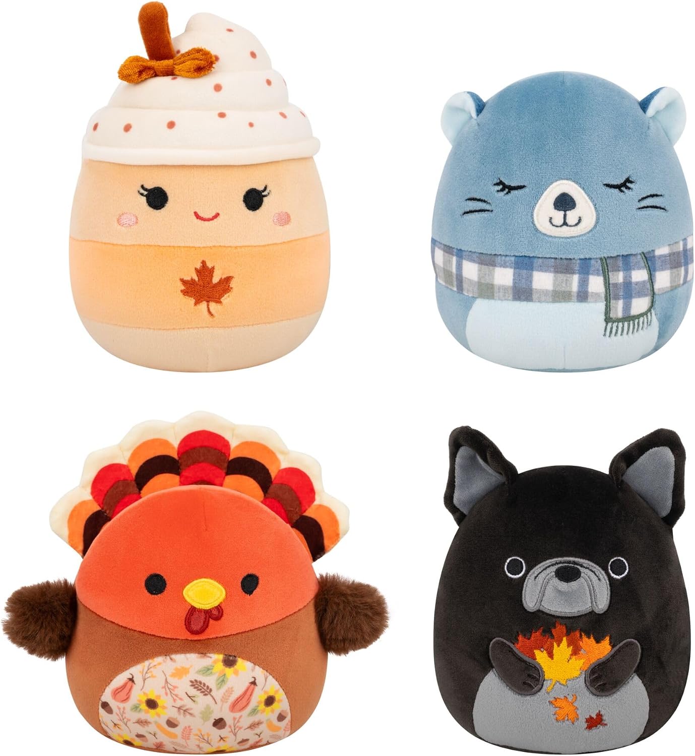Squishmallows Original Harvest 4-Pack – Official Jazwares Plush (Little) (Amazon Exclusive)