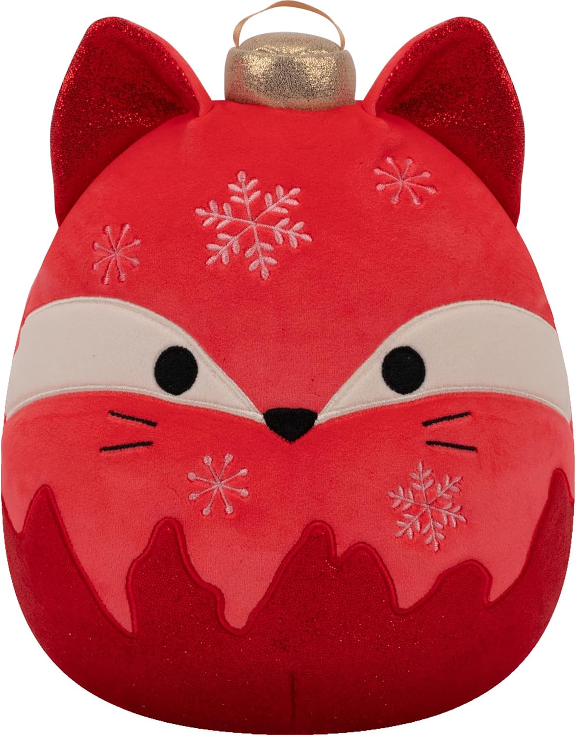Squishmallows Original 8in Fifi the Red Fox Frosted Ornament – Official Jazwares Holiday Plush