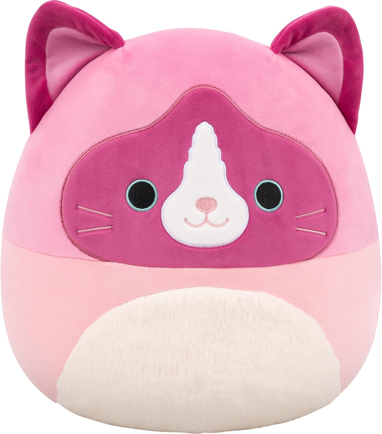 Squishmallows Original 12in Herbie the Pink Snowshoe Cat – Official Jazwares Plush (Medium-Sized)