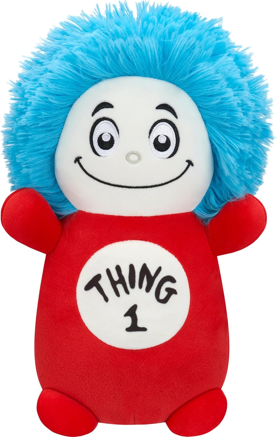 Squishmallows Original The Cat in the Hat 10in Thing 1 HugMees – Ultrasoft Official Jazwares Plush (Medium-Sized) Thing 2