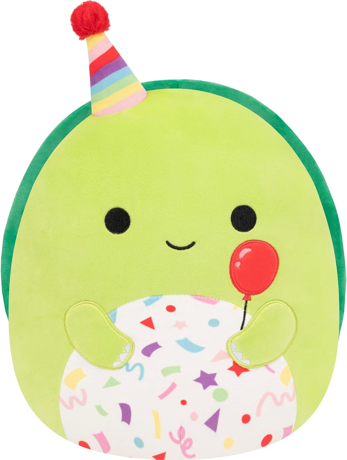 Squishmallows Original 12in Henry the Turtle with Birthday Hat Holding Balloon – Official Jazwares Plush (Medium-Sized)