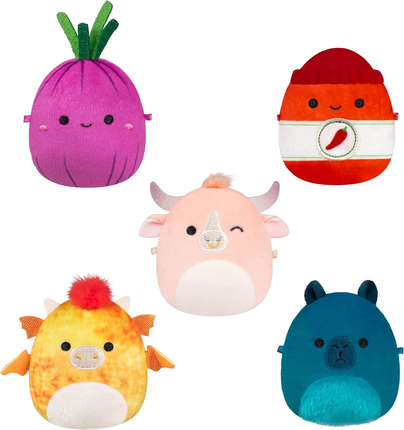 Squishmallows Original Micromallows Plush 5-Pack Squad 1