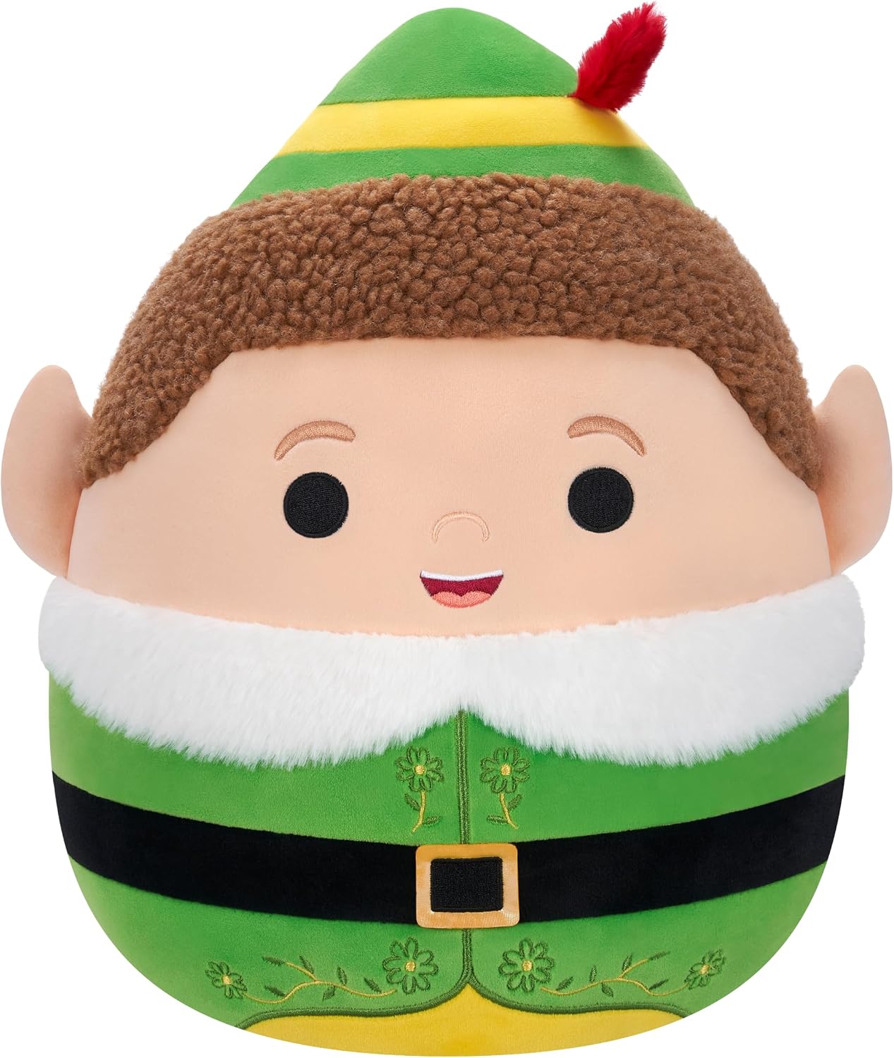 Squishmallows Original 12in Buddy the Elf – Official Jazwares Plush (Medium-Sized)