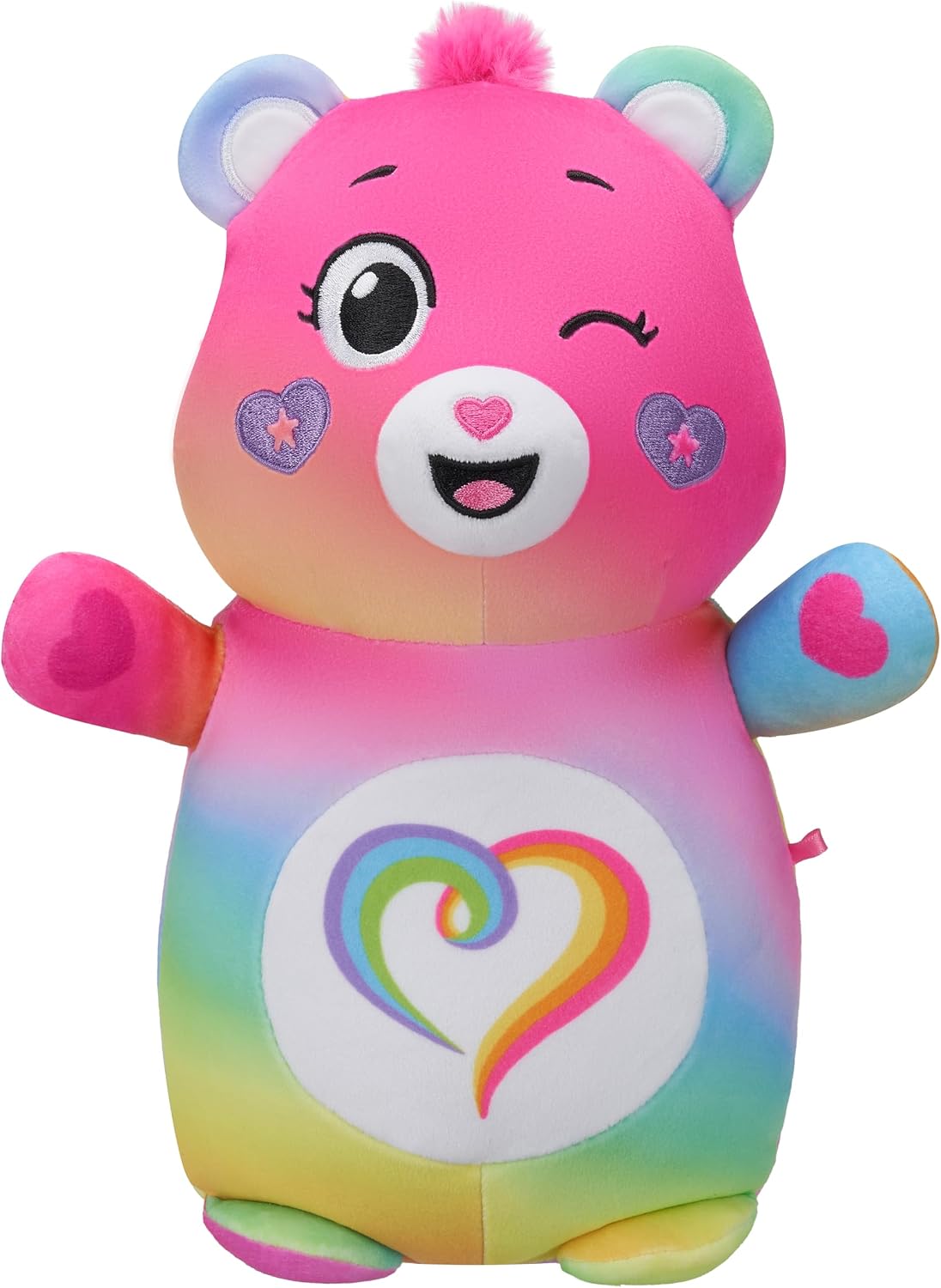 Squishmallows Original Care Bears 10in Togetherness Bear HugMees – Ultrasoft Official Jazwares Plush (Medium-Sized)