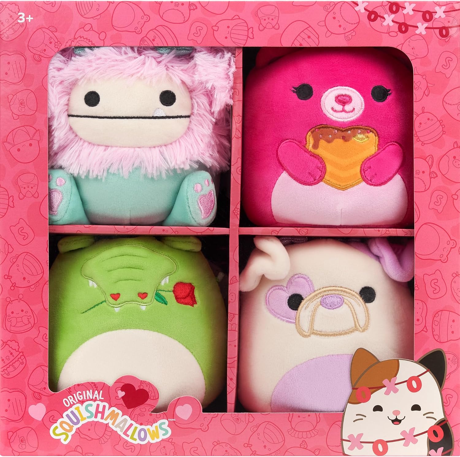 Squishmallows Original 4-Pack – Official Jazwares Plush Box Set (Little)