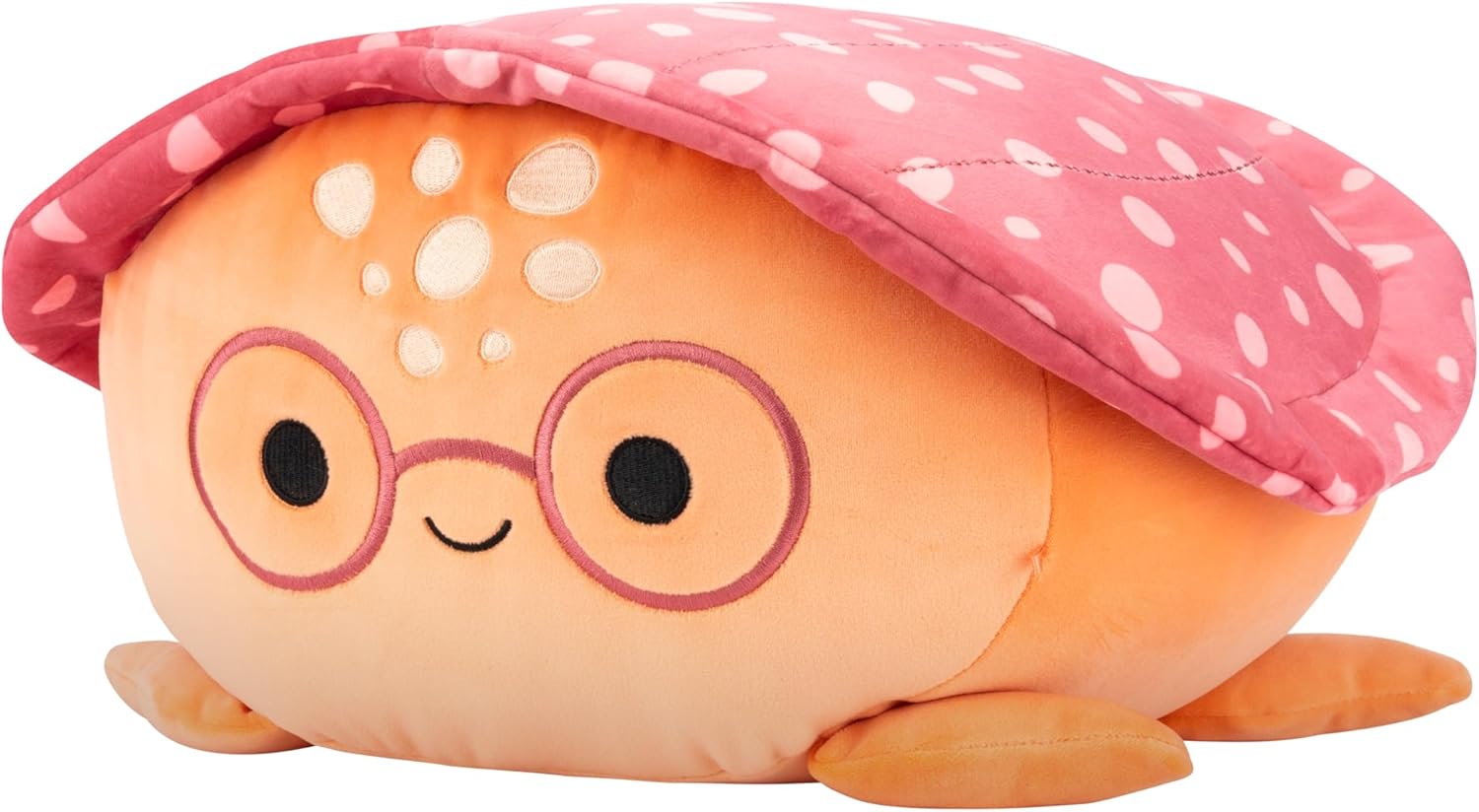 Squishmallows Original 12in Caine the Orange Leatherback Turtle with Glasses – Official Jazwares Plush (Medium-Sized)