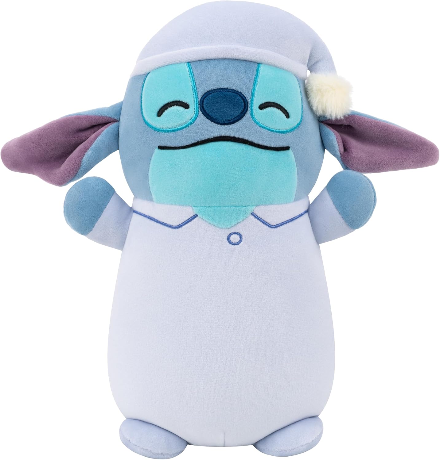 Squishmallows Original Disney 10in Pajama Stitch HugMees – Ultrasoft Official Jazwares Plush (Medium-Sized)