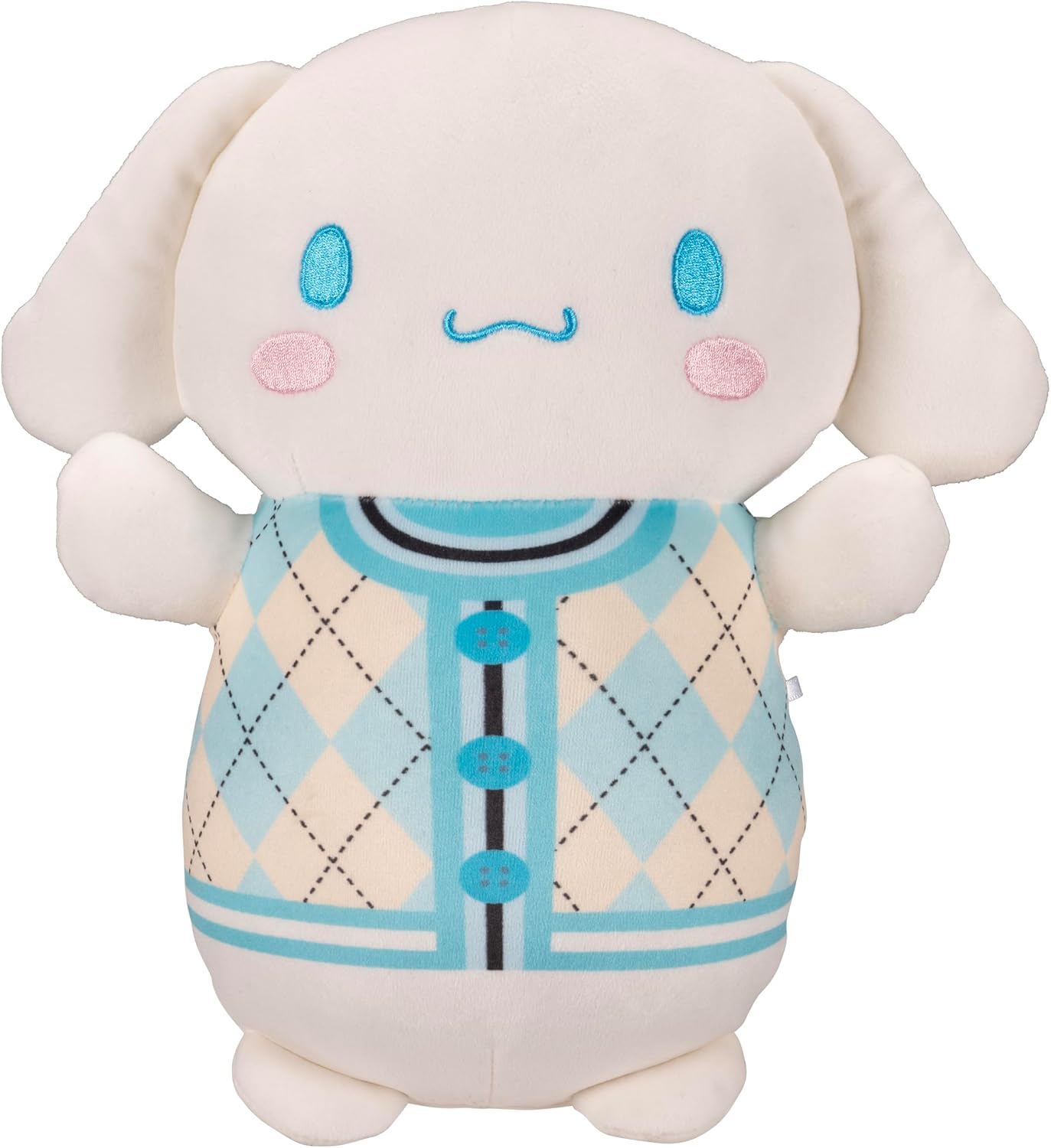 Squishmallows Original Sanrio 10in Plaid Cinnamoroll HugMees – Ultrasoft Official Jazwares Plush (Medium-Sized)
