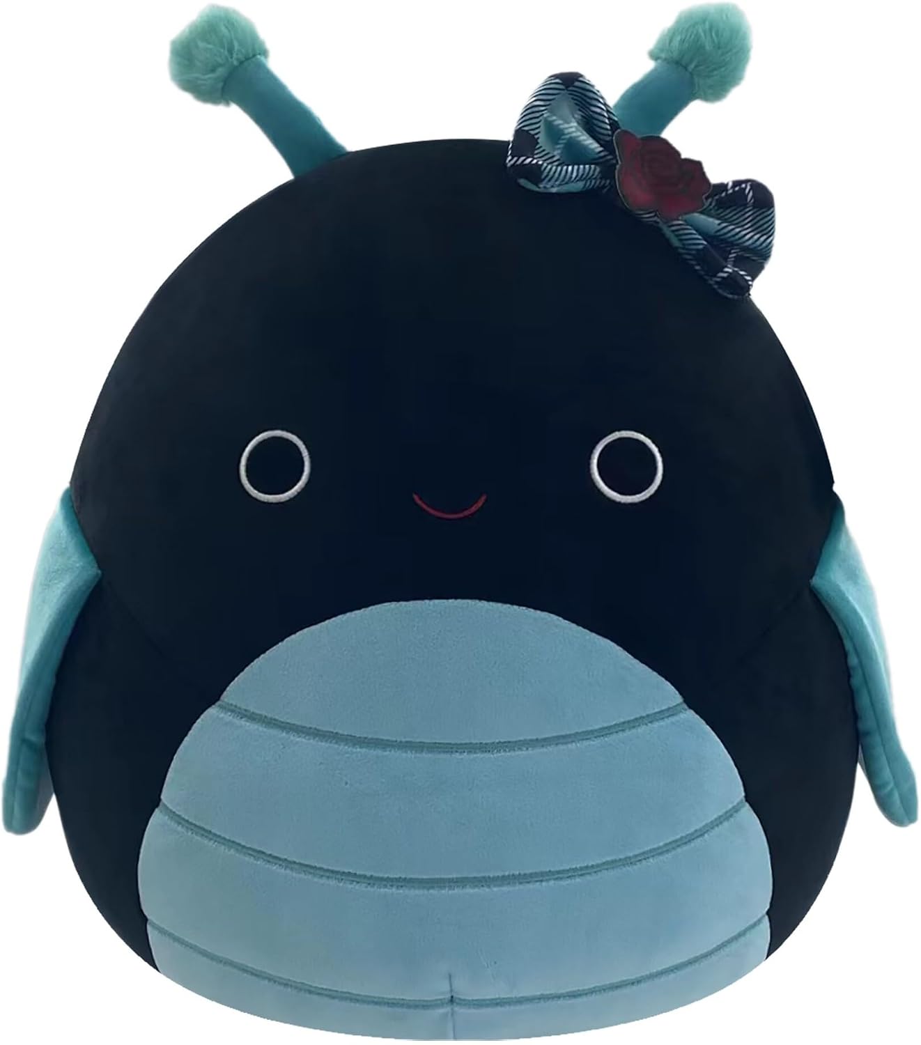 Squishmallows Original 14in Celie the Teal and Black Grasshopper with Bow – Official Jazwares Plush (Large) Teal & Black Grasshopper