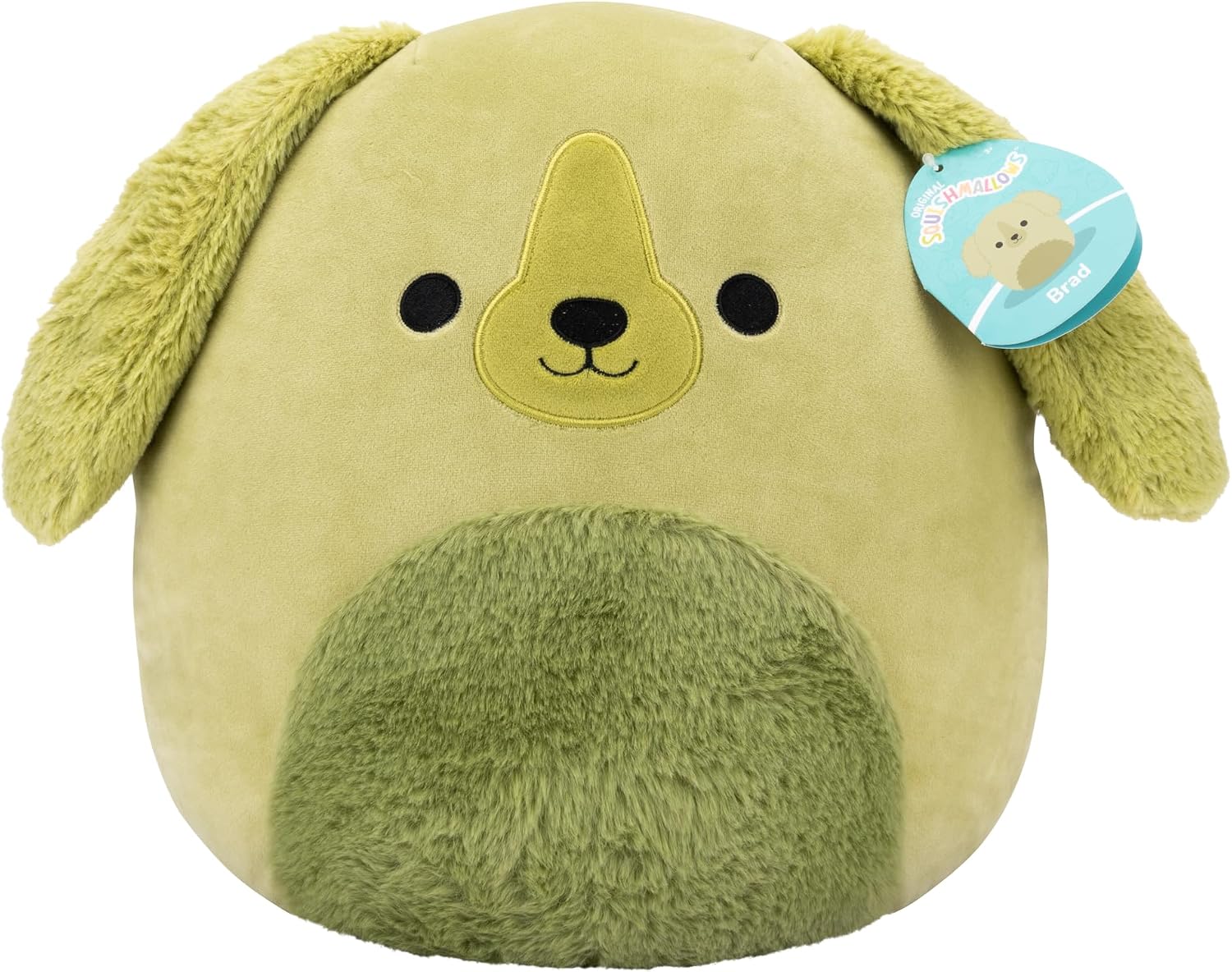 Squishmallows Original 12in Brad the Green Retriever Dog – Official Jazwares Plush (Medium-Sized)