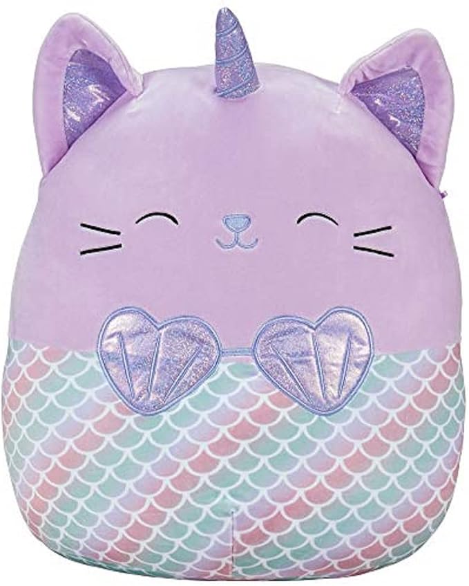 Squishmallows Official Kellytoy Plush 16" Anya The Caticorn Mermaid- Ultrasoft Stuffed Animal Plush Toy (Amazon Exclusive)