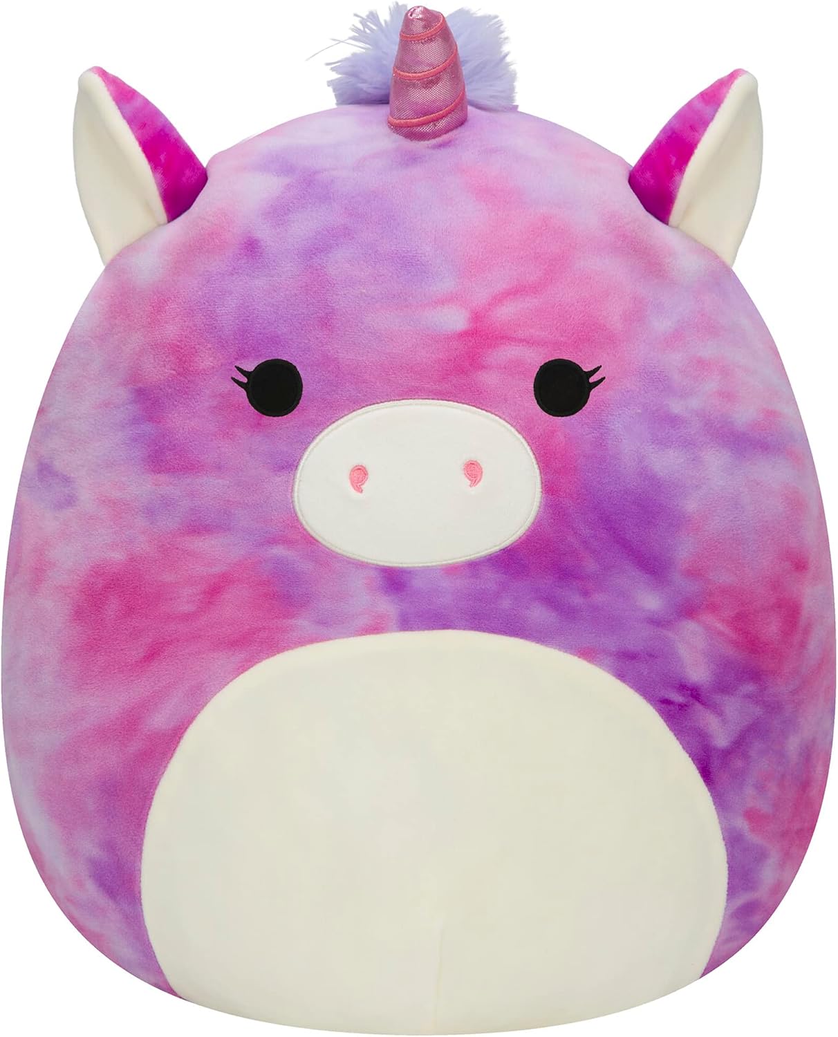 Squishmallows Original 14-Inch Lola Purple and Pink Tie-Dye Unicorn - Large Ultrasoft Official Jazwares Plush Pink & Purple