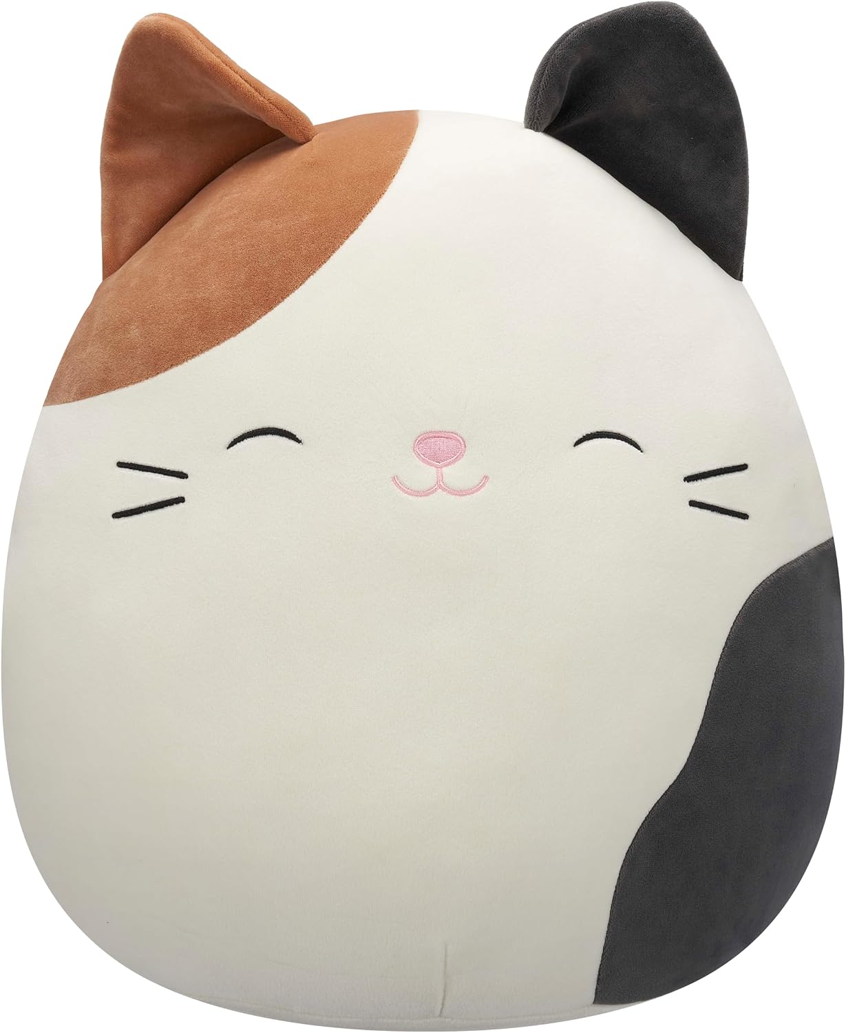 Squishmallows Original 14-Inch Cam Calico Cat - Large Ultrasoft Official Jazwares Plush Brown and Black Calico Cat