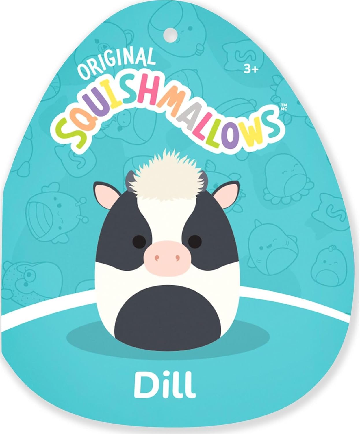 Squishmallows Original 8in Dill the Shaggy Haired Cow
