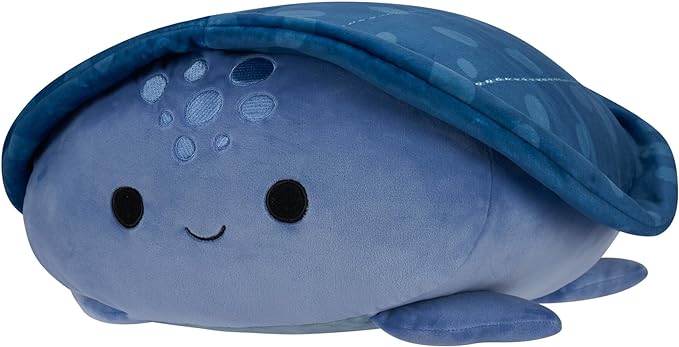 Squishmallows Stackables Original 12-Inch Truman Blue Leatherback Turtle - Ultrasoft Official Jazwares Plush Blue Turtle