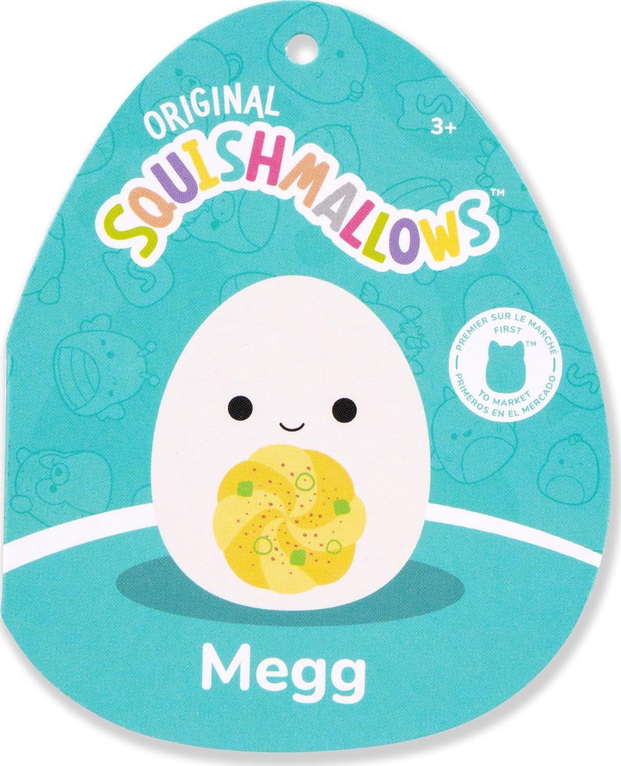 Squishmallows Original 14in Megg the Deviled Egg – Official Jazwares Plush (Large)