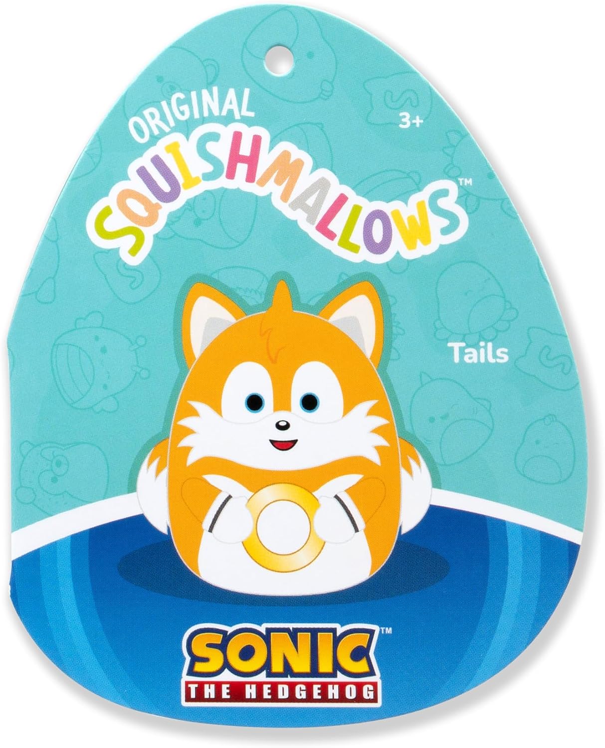 Squishmallows Original 14in “Sonic the Hedgehog” Shadow Holding Green Emerald Plush (Large)