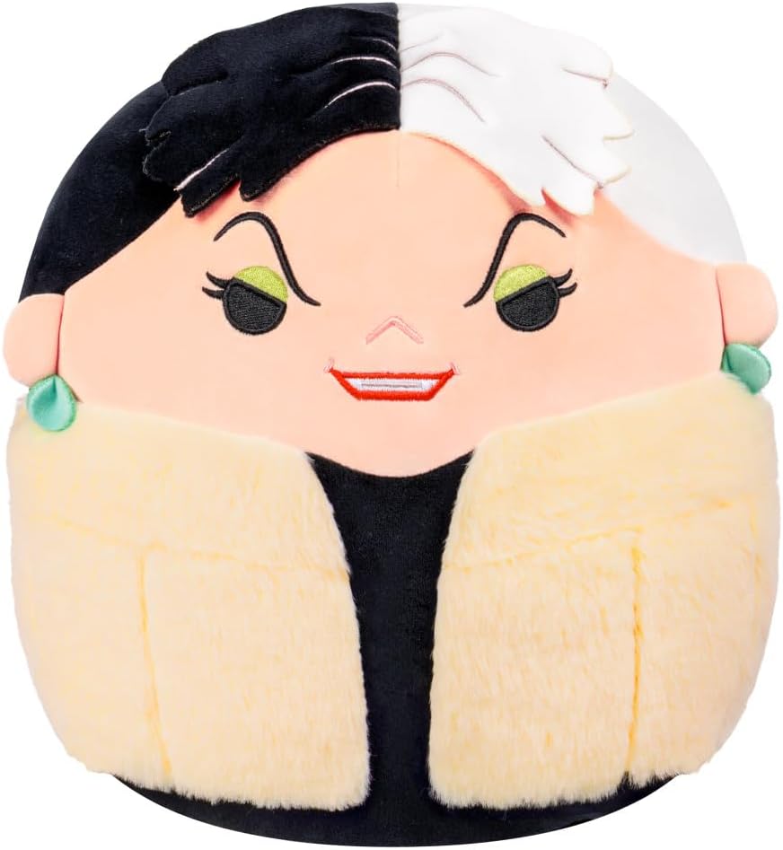 Squishmallows Original 12in Disney Cruella de Vil – Official Jazwares Plush (Medium-Sized)